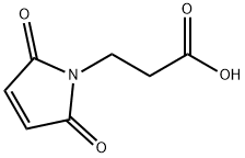 3-马来酰亚胺基丙酸,7423-55-4,结构式