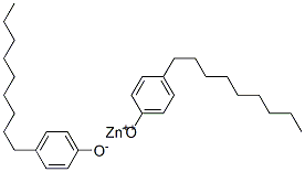 zinc bis(p-nonylphenolate) Structure
