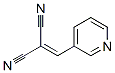 2-(吡啶-3-基甲基烯)丙二腈 结构式