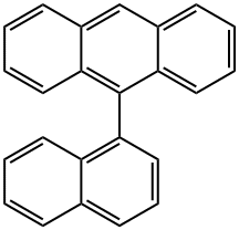 9-(1-ナフチル)アントラセン 化学構造式