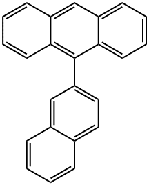 9-(2-ナフチル)アントラセン 化学構造式