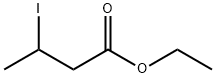 Butanoic acid, 3-iodo-, ethyl ester Struktur
