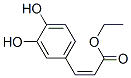 2-Propenoicacid,3-(3,4-dihydroxyphenyl)-,ethylester,(2Z)-(9CI) Structure