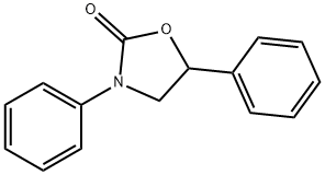 3,5-ジフェニルオキサゾリジン-2-オン 化学構造式