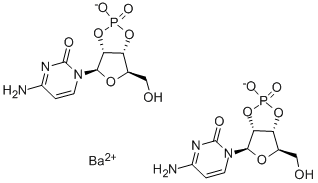 胞苷 2ˊ,3ˊ-环一磷酸钡盐 结构式