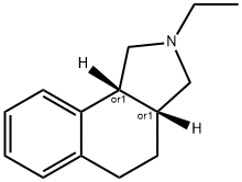 1H-Benz[e]isoindole,2-ethyl-2,3,3a,4,5,9b-hexahydro-,cis-(9CI) Structure