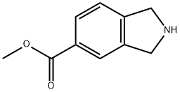 异二氢吲哚-5-甲酸甲酯 结构式