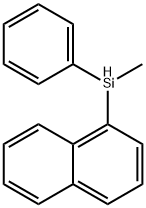 Methyl(1-naphtyl)(phenyl)silane 结构式