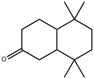 octahydro-5,5,8,8-tetramethylnaphthalene-2(1H)-one Struktur