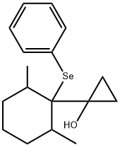 1-[2,6-Dimethyl-1-(phenylseleno)cyclohexyl]cyclopropanol Structure