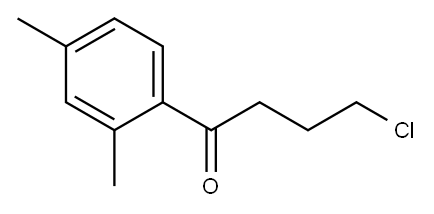 4-chloro-2',4'-dimethylbutyrophenone Structure