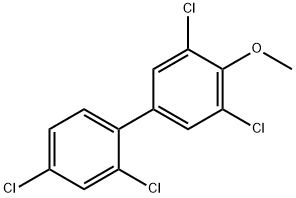 2',3,4',5-Tetrachloro-4-methoxybiphenyl Structure