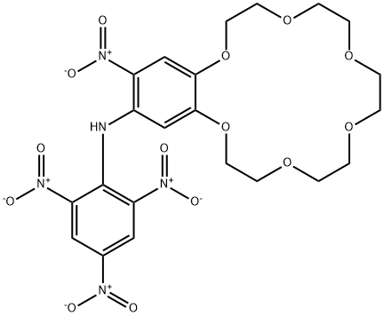 4'-NITRO-5'-(PICRYLAMINO)BENZO-18-CROWN-6 Struktur