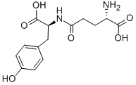 H-GAMMA-GLU-TYR-OH Struktur