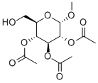 Methyl 2,3,4-triacetate-alpha-D-glucopyranoside Structure
