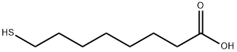 7-カルボキシ-1-ヘプタンチオール 化学構造式