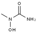 1-ヒドロキシ-1-メチル尿素 化学構造式