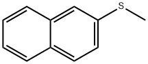 メチル(2-ナフタレニル)スルフィド 化学構造式