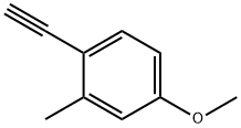 1-乙炔基-4-甲氧基-2-甲基苯, 74331-69-4, 结构式