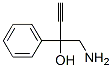 Benzenemethanol,  -alpha--(aminomethyl)--alpha--ethynyl- Structure