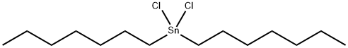 DIHEPTYLTIN DICHLORIDE Structure