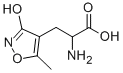 (±)-Α-氨基-3-羟基-5-甲基异恶唑-4-丙酸,74341-63-2,结构式