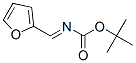 Carbamic acid, (2-furanylmethylene)-, 1,1-dimethylethyl ester, [N(E)]- (9CI) Struktur