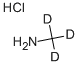 METHYL-D3-AMINE HYDROCHLORIDE Structure