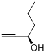 (R)-1-HEXYN-3-OL Structure