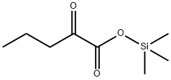 2-オキソペンタン酸トリメチルシリル 化学構造式