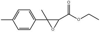 3-メチル-3-(4-メチルフェニル)オキシラン-2-カルボン酸エチル 化学構造式
