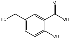 2-HYDROXY-5-(HYDROXYMETHYL)BENZOIC ACID Struktur