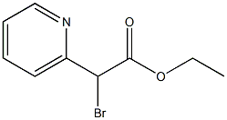 2-溴-2-(2-吡啶基)乙酸乙酯, 74376-32-2, 结构式