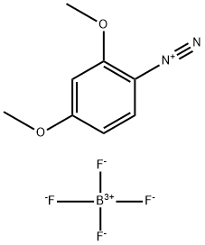 2,4-dimethoxybenzenediazonium tetrafluoroborate 结构式