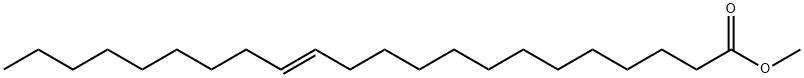 trans－13－二十二碳一烯酸甲酯 结构式