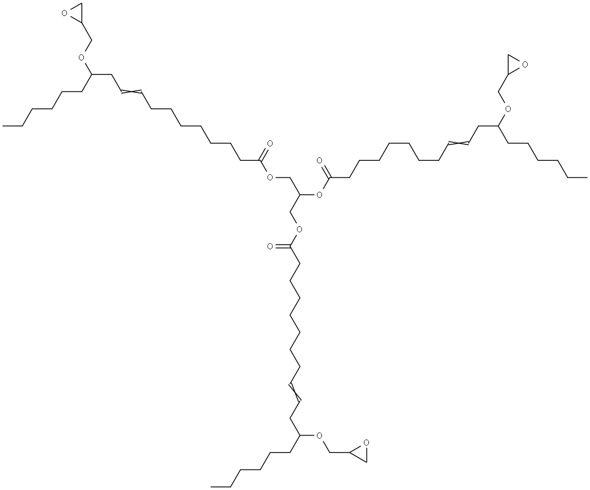 CASTOR OIL GLYCIDYL ETHER Structure