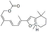 5,8-Epoxy-5,8-dihydroretinol acetate Structure