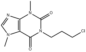 1-(3-氯丙基)可可碱,74409-52-2,结构式