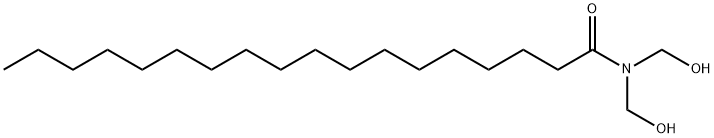 N,N-bis(hydroxymethyl)stearamide ,7441-36-3,结构式