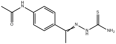 1-[1-[4-(Acetylamino)phenyl]ethylidene]thiosemicarbazide Struktur