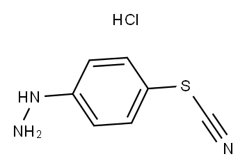 4-THIOCYANATOPHENYLHYDRAZINE HYDROCHLORIDE Structure