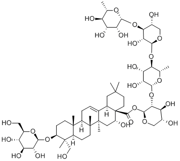 クリサンテリンB 化学構造式