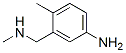 Benzenemethanamine, 5-amino-N,2-dimethyl- (9CI) Structure