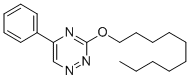 1,2,4-Triazine, 3-(decyloxy)-5-phenyl- Structure