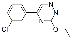 5-(m-Chlorophenyl)-3-ethoxy-1,2,4-triazine Struktur