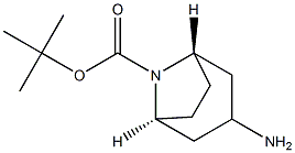 N-BOC-EXO-1-アミノトロパン 化学構造式