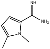 1,5-ジメチル-1H-ピロール-2-カルボキシイミドアミドHYDROCHLORIDE 化学構造式