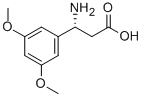 (R)-3-AMINO-3-(3,5-DIMETHOXY-PHENYL)-PROPIONIC ACID Structure