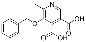 3,4-Pyridinedicarboxylic  acid,  6-methyl-5-(phenylmethoxy)-,7442-23-1,结构式