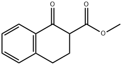 METHYL 1-OXO-1,2,3,4-TETRAHYDRONAPHTHALENE-2-CARBOXYLATE Struktur